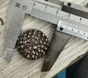 Tùy Chỉnh Chic Quyến Rũ Trang Trí Giày Kẽm Hợp Kim Kim Loại Rhinestone Thân Thiện Với Môi Bền Giày Chain Hooks Đối Với Phụ Nữ Giày - Product Image 1