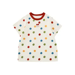 Personnalisé 2025 pas cher chine mode mignon court enfants concepteur décontracté vêtements d'été bébé enfant en bas âge garçons filles enfants vêtements t-shirt - Product Image 3