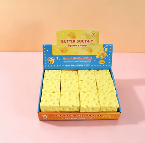 Juguete Blandito de Queso Cuadrado de TPR en Oferta, Juguete Creativo Súper Suave de Rebote Lento para Aliviar el Estrés - Product Image 4