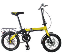 Vélo pliant pour enfants Mini Cooper 20 24 pouces, roues en aluminium, vélo adulte jaune de Taiwan, vélo pliable en aluminium, Australie