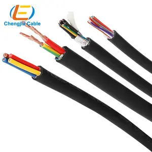 Cable de Control de potencia Flexible, cable eléctrico estañado de cobre, máquina de alta flexibilidad, YY07, rvvvp, UL20549, 26AWG, 300V
