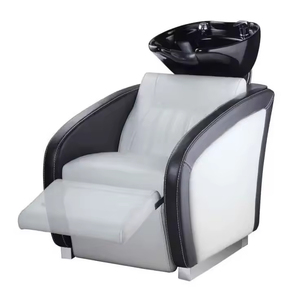 Chaise de shampooing inclinable réglage des pieds électrique lit de shampooing de <span class=keywords><strong>coiffeur</strong></span> réservoir d'eau bol de shampooing - Product Image 6