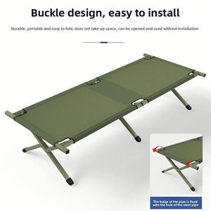Cama de Camping Plegable Ultraligera - Cama Portátil Impermeable para Adultos, para Excursionismo y Senderismo - Product Image 4