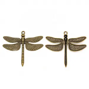 Aksesoris untuk Pembuatan Perhiasan Besar Dragonfly Liontin Kalung dan Gelang Jewelry63mm X 71 Mm