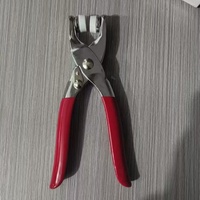 Kit de pinces à œillets industrielles manuelles en alliage rouge avec garantie de 3 ans pour l'assemblage de sacs en cuir, en toile, de chaussures et autres outils à main