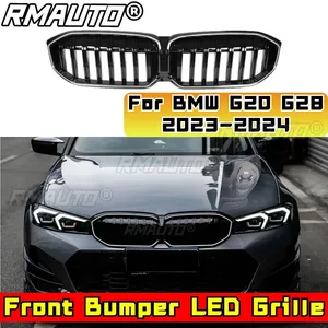 กระจังหน้า LED สำหรับ BMW ซีรีส์ 3 G20 G28 ปี 2023-2024 อะไหล่ตกแต่งภายนอกรถยนต์ กระจังหน้ากันชนหน้า LED อุปกรณ์ตกแต่งรถยนต์ - Product Image 2