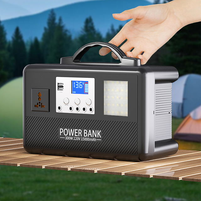 Brand Original 500 Watts Portable Power Supply 500W Portable Power Station 409.6Wh Battery Solar Energy System for Camping Outdo