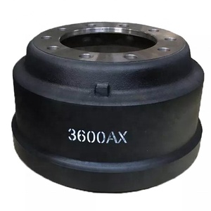 Tambor de Freno de Acero para Camión Euro Truck, Marca Bullhorse, Modelo Gunite 3600AX DB1657U 8100X, con 1 Año de Garantía - Product Image 2