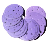 Disques abrasifs en céramique, papier de verre violet, disques de ponçage, meulage, rénovation automobile, detailing