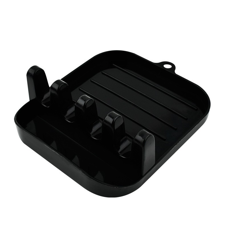 Rounded edge kitchen pot lid holder/black