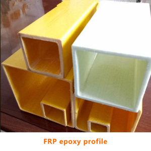 Ống vuông FRP, sợi thủy tinh GRP, profile ép đùn với dịch vụ uốn và cắt - Product Image 3