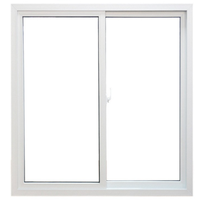 Fenêtre coulissante à double battant de haute qualité Coast Maker Direct avec verre sur mesure pour balcon et mur latéral de chambre