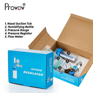 Regulador de Oxígeno Médico CGA540 con Perilla de Ajuste de 1-15 <span class=keywords><strong>LPM</strong></span>, Medidor de Flujo de 4000 psi, Reguladores de Gas con Medidor de Flujo - Product Image 4