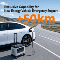 Station d'alimentation mobile LiFePO4 6092,8 Wh 6000 W avec ports de sortie multiples AC USB Type C pour éclairage industriel, perceuse électrique et test