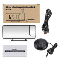 Intelligenter LED-Quarz-Digitalwecker mit Schlummerfunktion, Kalender, USB-Stromversorgung, quadratischem Design und modernem Stil
