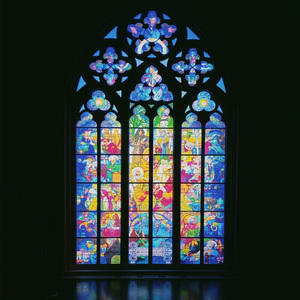 Chất Lượng Cao Nhà Thờ Mô Hình Thủy Tinh Cho Thiết Kế Nội Thất Kỹ Thuật Số In Vẻ Đẹp Rắn Cho Khách Sạn Phòng Ngủ Trang Trí Bức Tường Rèm - Product Image 6