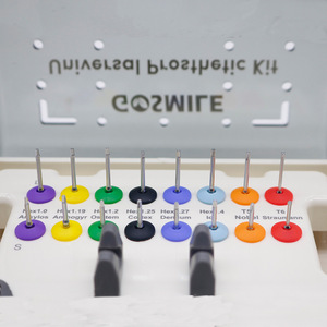 Juego de destornilladores para implantes dentales, 8 piezas, codificados por colores, kit de herramientas manuales para restauración en cirugía dental - Product Image 5