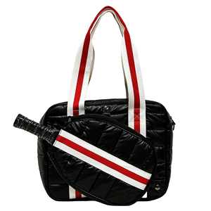 Sac à bandoulière matelassé de luxe personnalisé pour raquettes de pickleball et de tennis, sac à dos de pickleball - Product Image 1