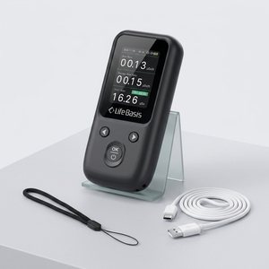 <span class=keywords><strong>Compteur</strong></span> <span class=keywords><strong>Geiger</strong></span> OEM, directement de l'usine |   Détecteur de rayonnement rechargeable pour les propriétaires de marques |   Moniteur nucléaire en gros, prêt pour FBA - Product Image 1