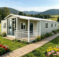 Maison conteneur artistique extensible de 40 pieds pour jardin, villa familiale ou vacances