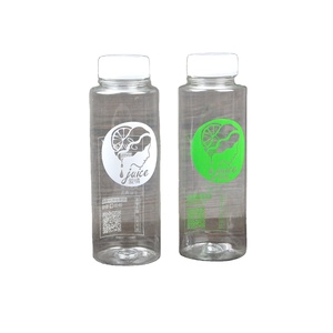 Botella vacía de plástico para beber agua líquida, botella de bebida de zumo, leche y té, diseño de moda, barata, 300ml - Product Image 6