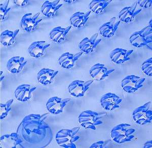 Tapis de sol en vinyle d'intérieur en PVC et PP à vidange rapide Carrelage à emboîtement avec poils souples pour une utilisation en salle de sport et le frottement des pieds - Product Image 3