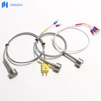 Capteur de température de surface magnétique Pt100/PT1000, sonde en acier inoxydable, OEM/ODM, indice de protection IP67, longueur de câble personnalisée pour usage industriel