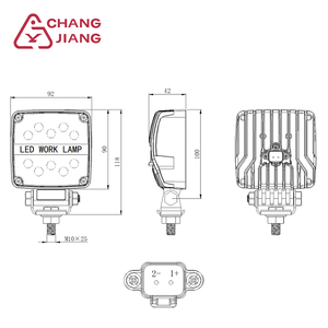 Cjtd Serie 10-Lamp Werk Kralen 15W <span class=keywords><strong>Led</strong></span> Zware Vrachtwagen Werklamp <span class=keywords><strong>24V</strong></span> Auto Licht Accessoires - Product Image 6