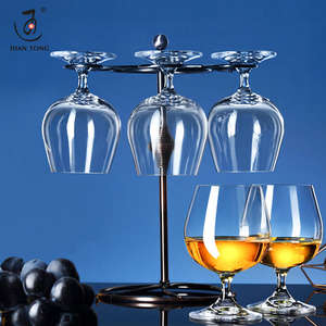 365ml Durable Moderne <span class=keywords><strong>Luxe</strong></span> Hôtel Restaurant Mariage Bar Fête En Vrac Or Jante <span class=keywords><strong>Cognac</strong></span> Brandy Verre 48/Pack Verres À Vin Courts - Product Image 1