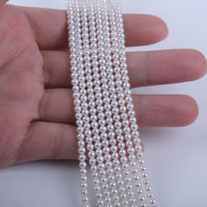 โปรโมชั่นไข่มุกน้ำจืดธรรมชาติเคชิ ขนาด 3-6 มม. หลายขนาด สำหรับทำสร้อยคอ DIY ลูกปัดกึ่งสำเร็จรูปแบบกระจาย - Product Image 5