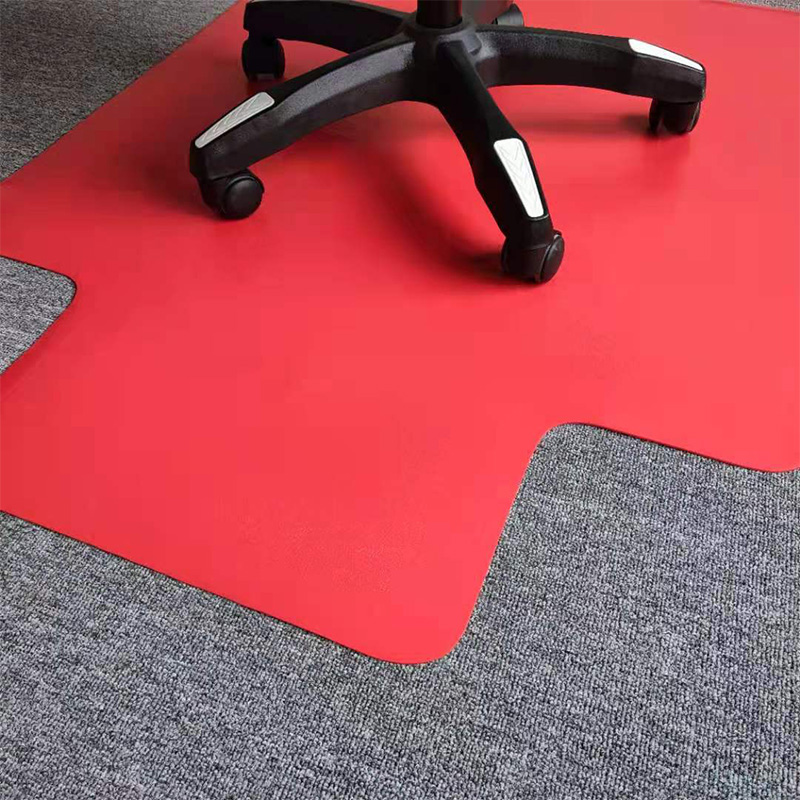 Colorful Footcare Chair Mat Easy Cleaning Office PVC Chair Mat