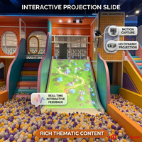Tobogán Interactivo Digital Personalizable con Proyección, Centro de Actividades para Niños en Interiores, para Juegos