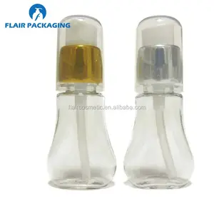 カラバッシュ型小型プラスチックポンプスプレーヘアオイルボトル