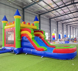 Trampoline d'eau <span class=keywords><strong>gonflable</strong></span> à bas prix combo de rebond de <span class=keywords><strong>toboggan</strong></span> sec humide <span class=keywords><strong>avec</strong></span> <span class=keywords><strong>piscine</strong></span> pour sauter - Product Image 1