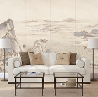 Panneaux muraux modernes personnalisables en fibre de charbon de bois de bambou imprimés en 3D imperméable au feu Art mural 3D pour appartements sous-sols pour