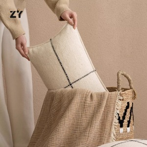 Yuanhee Modern Simple <strong>square</strong> <strong>Sofa</strong> <strong>Pillow</strong> Cushion Suitable for Hotel Living Room Bedroom Home Decoration Cushion <strong>Pillow</strong> Cover - Product Image 3