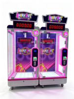 Machine de jeu d'arcade à monnayeur Pachinko, jeu de défi ludique 10 secondes, avec distributeur de cadeaux, en métal, petite, pour aire de jeux intérieure, version anglaise