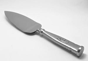 Best Selling Embossed Design Silver Plated <b>Cake</b> <b>Server</b> And Knife Flatware Set In Cheap Price - Product Image 4