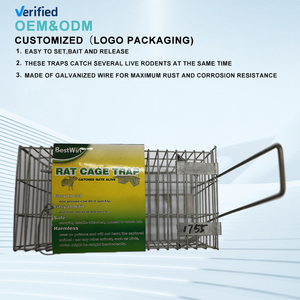Cao nhạy cảm sống bắt mạ kẽm dây sắt liên tục kiểm soát động vật gặm nhấm Chuột bẫy lồng - Product Image 5