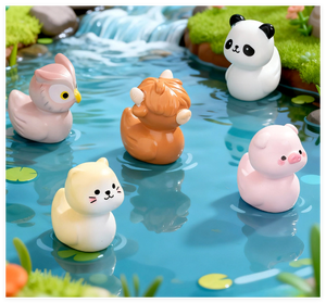 Figuras <span class=keywords><strong>de</strong></span> Animales en Miniatura para Jardín: Conejo, <span class=keywords><strong>Panda</strong></span>, Vaca, Cerdo, Búho, Adornos para Pasteles, Decoración <span class=keywords><strong>de</strong></span> Salpicaderos, Adornos para Acuarios - Product Image 5