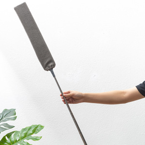 ไม้ถูพื้นด้ามจับยาวแบบยืดหดได้ DS5397สำหรับทำความสะอาดเฟอร์นิเจอร์หัวโค้งไมโครไฟเบอร์แบบปรับได้แปรงขัดหน้าต่างมีความยืดหยุ่น - Product Image 2