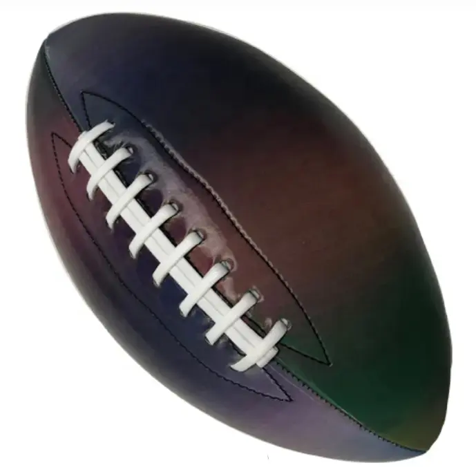 Ballon de rugby de bonne qualité ballon de rugby de football américain en caoutchouc avec logo personnalisé bon marché pour promotion