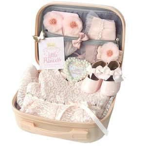 Coffret Cadeau Bébé Fille – Robe Tutu Princesse en Coton et Dentelle, <span class=keywords><strong>Ensemble</strong></span> Vêtements Nouveau-né 12-18 Mois, Fête d'Anniversaire, Multi-pièces de <span class=keywords><strong>Luxe</strong></span> avec Fermeture Éclair - Product Image 6