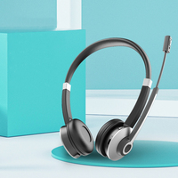 Auriculares tipo C para centro de llamadas, auriculares inalámbricos con cancelación de ruido, para teléfonos móviles