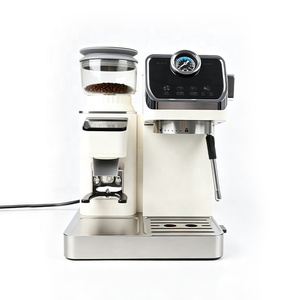 เครื่องชงกาแฟเอสเพรสโซเชิงพาณิชย์ พร้อมเครื่องบดในตัว ระดับมืออาชีพ 110V 220V สำหรับใช้ในบ้าน - Product Image 1