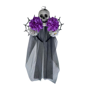 Nueva Diadema de Malla Hecha a Mano para Mujer, para Halloween, Carnaval, Festival del Día de los Muertos, con Diseño de Araña y Flores - Product Image 5