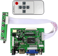Pantalla LCD TFT TTL LVDS TN64 TN90 TN92 TN94, Placa Controladora LCD PCB800099 con HD MI Compatible con VGA AV para Carpc Raspberry Pi
