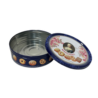 Boîte ronde recyclable de qualité alimentaire boîte de conserve cadeau alimentaire pour emballer les biscuits boîte de bonbons au chocolat