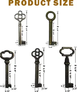 10 Vintage Decorative Key Sets Reproduction For Antique Furniture Old Furniture Cabinet Doors Grandfather Clocks Dresser Drawers