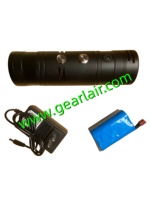 Outil d'allumage laser portable 120 watts 17V avec coque CNC argentée, design léger de 1 kg pour équipement laser portable